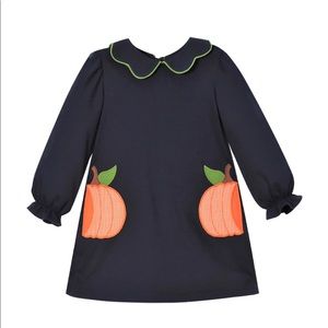 Pumpkin Appliqué Dress